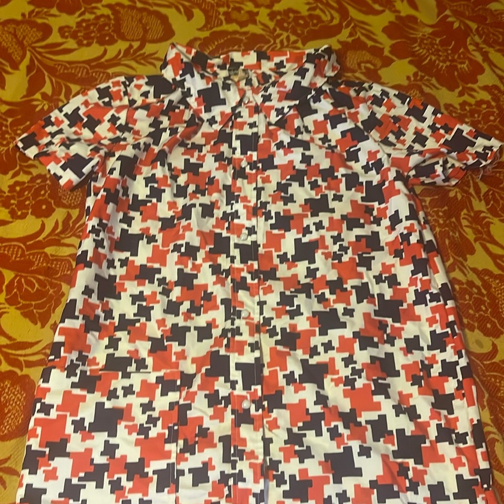 1970s button down dress